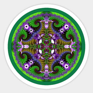 Mandala Magic- Purplicious Sticker